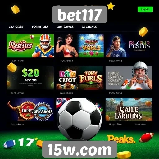 Principais jogos disponíveis no bet117